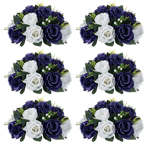 Navy Blue & White
