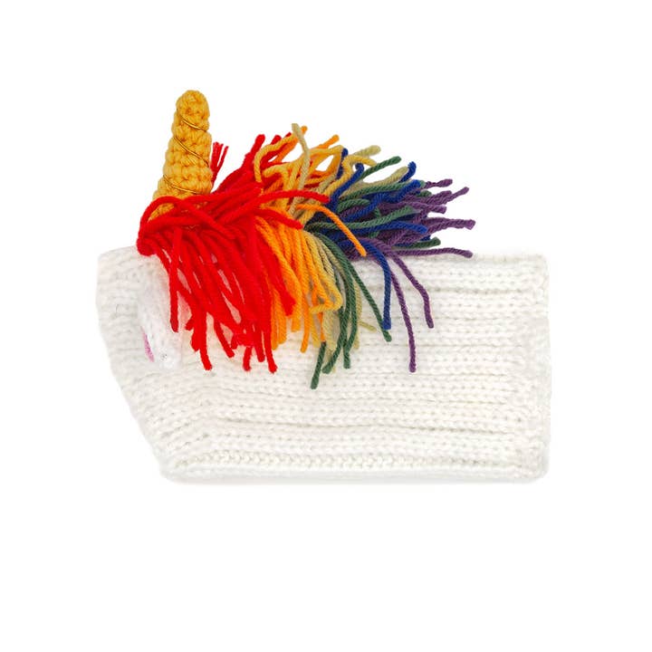 Adorable Unicorn Dog Snood - Soft & Warm Pet Neck Warmer for Small & Medium Dogs - Perfect for Winter, Halloween & Costume Parties