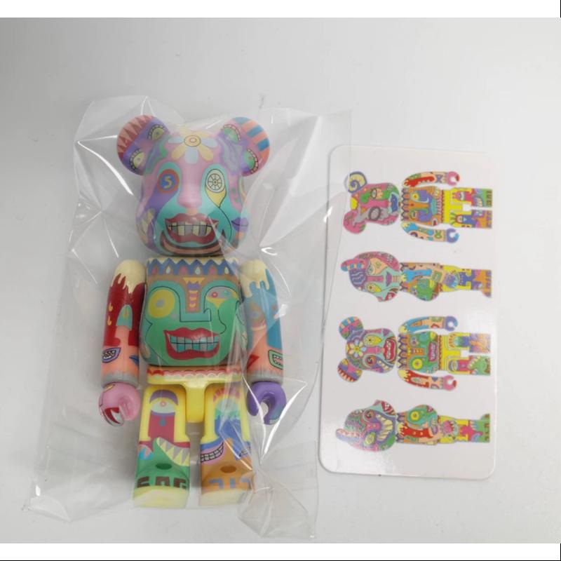 Bearbrick Series 32 ARTIST Tomohito Yamada 100% Collectible Vinyl Figure - Limited Edition Japanese Designer Toy for Display & Home Decor