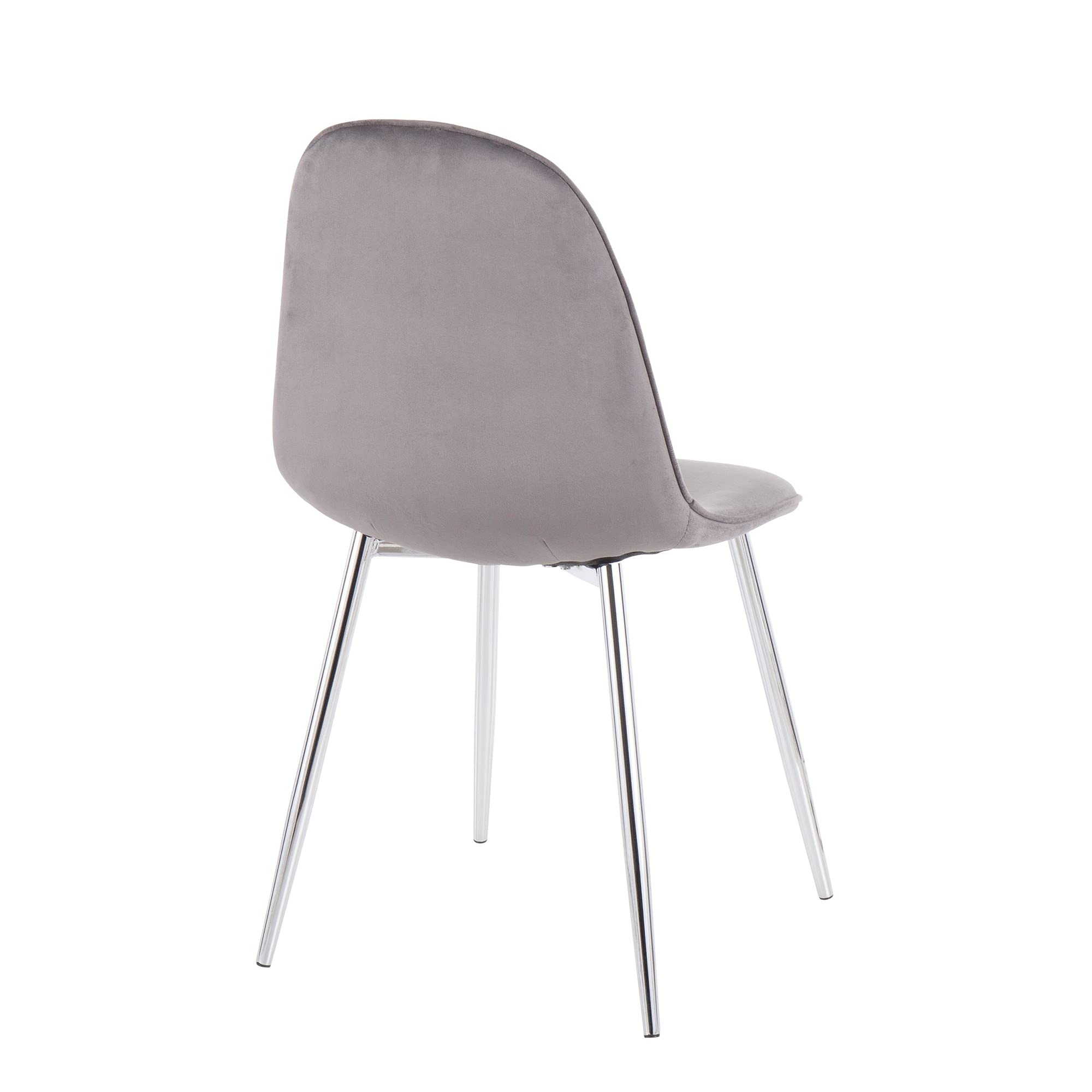 LumiSource Pebble Chair - Modern Upholstered Dining Chairs Set of 2, Comfortable Kitchen Chairs for Dining Table - Perfect for Small Spaces, Breakfast Nooks & Contemporary Home Decor