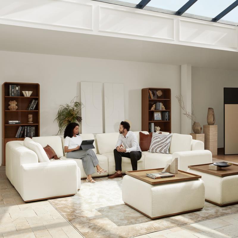 Premium Terra Cloud Sofa with Built-in Table - Modern Comfort for Living Room, Lounge & Outdoor Relaxation