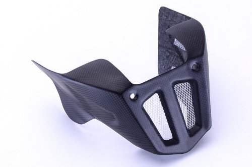 Best Carbon Fiber Belly Pan & Lower Spoiler Kit for Ducati Monster 696/796/1100 EVO - Matte Finish | Motorcycle Body Upgrade for Enhanced Style & Protection