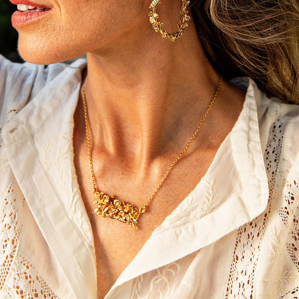 Capucine De Wulf Meadow Cluster Necklace - 16