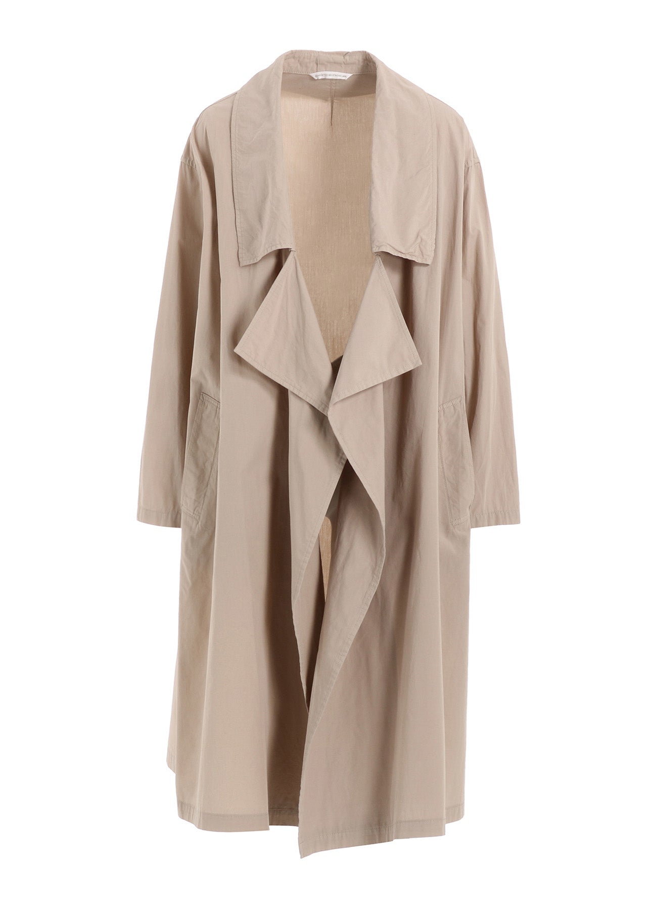 Premium Cotton Broadcloth Dyed Big Collar Trench Coat for Women - Stylish Outerwear for Fall & Winter Fashion, Office Wear & Casual Outings
