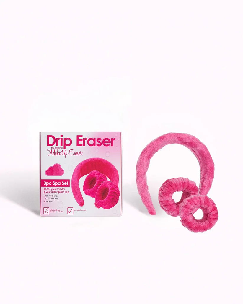 Drip Eraser® 3-Piece Spa Set - Pink | Facial Skincare Tools for Blackheads & Pore Cleansing | Perfect for Home Spa, Self-Care & Gift Giving
