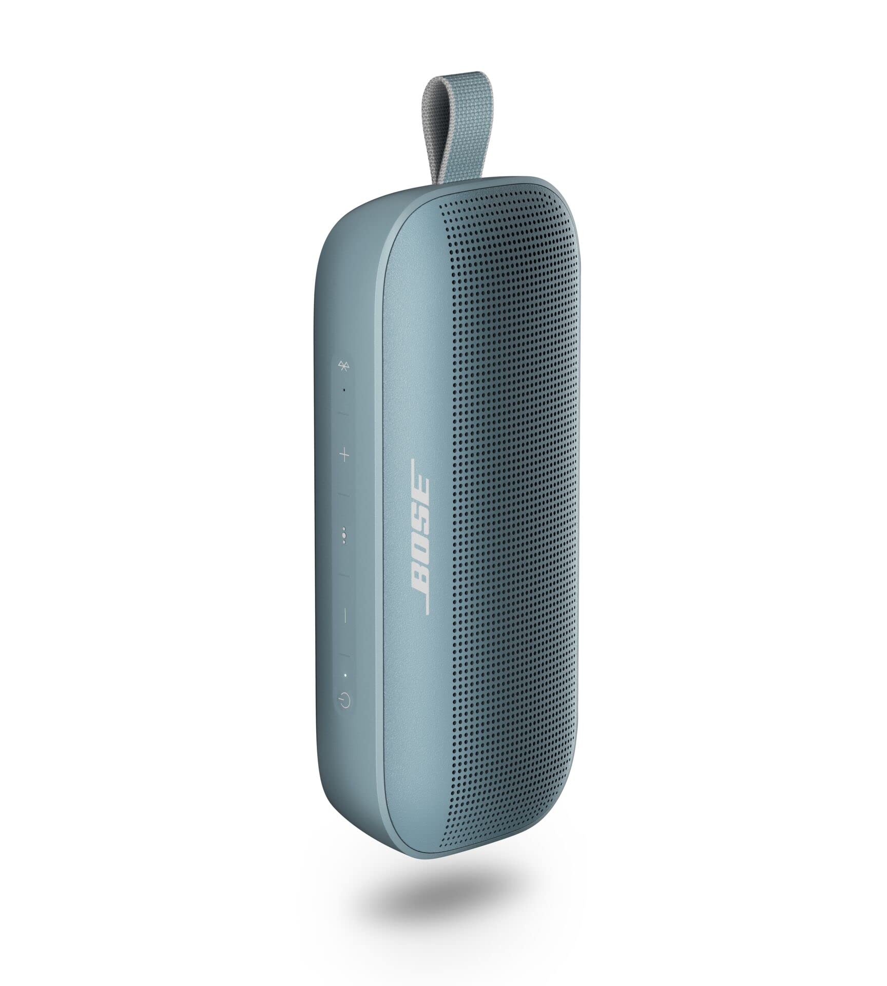Bose SoundLink Flex Bluetooth Speaker - Portable Wireless Waterproof Speaker with Built-in Mic for Travel, Outdoor, Pool & Beach - Stone Blue | Perfect for Camping, Hiking, Beach Parties & Home Use