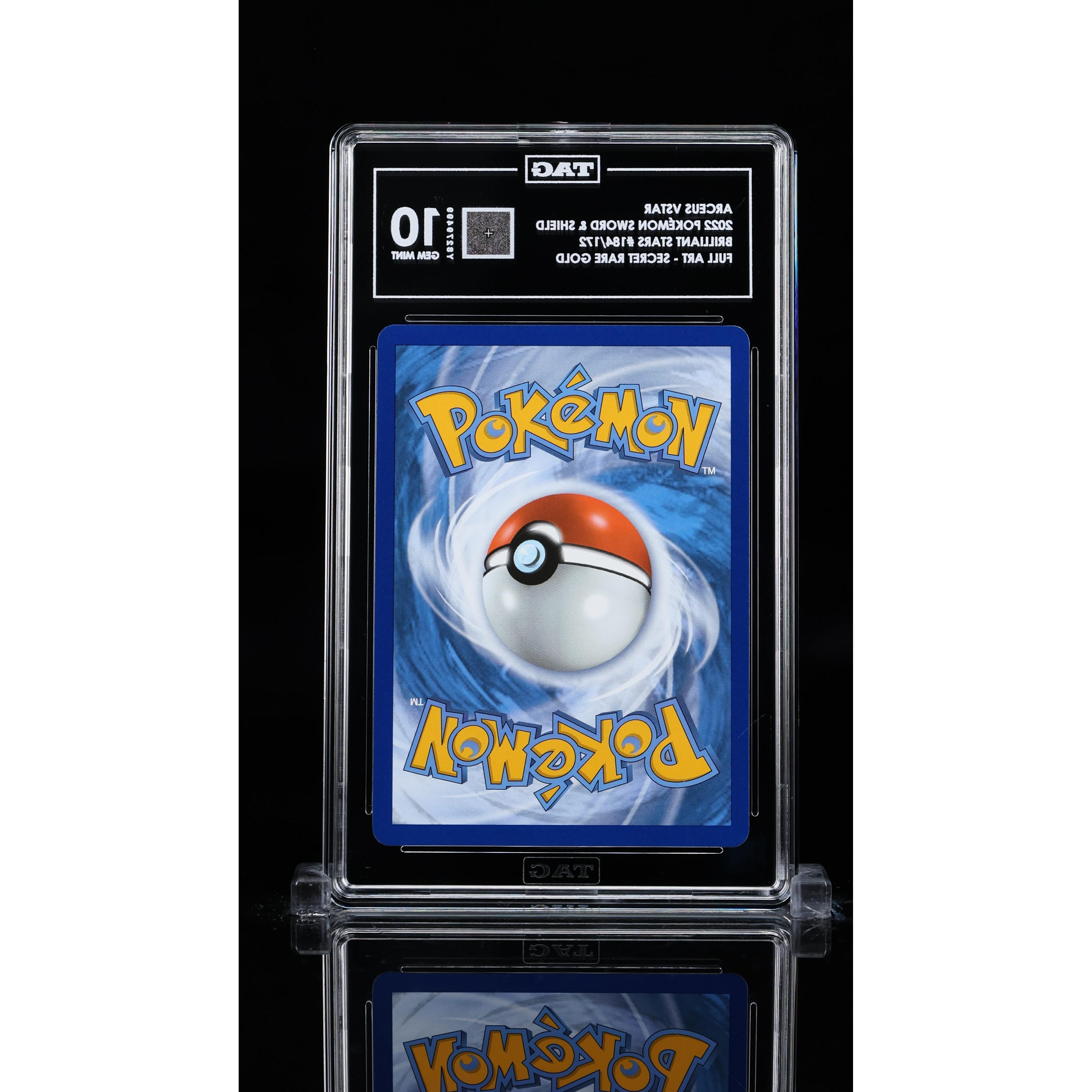 2022 Pokemon Brilliant Stars Arceus VSTAR Secret Gold Card 184/172 - Rare Collectible for Trading Card Game (TCG) Enthusiasts | Perfect for Battles, Collections & Gifts