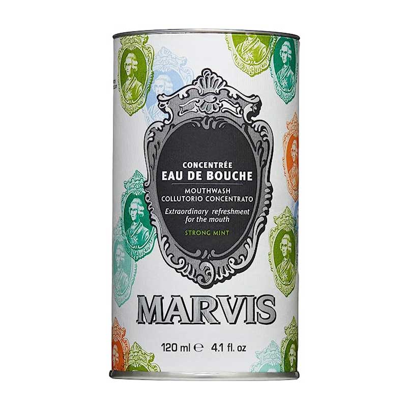 Marvis Strong Mint Mouthwash - Refreshing Eau de Bouche for Fresh Breath & Oral Hygiene | Perfect for Daily Use, Travel & Post-Meal Freshness
