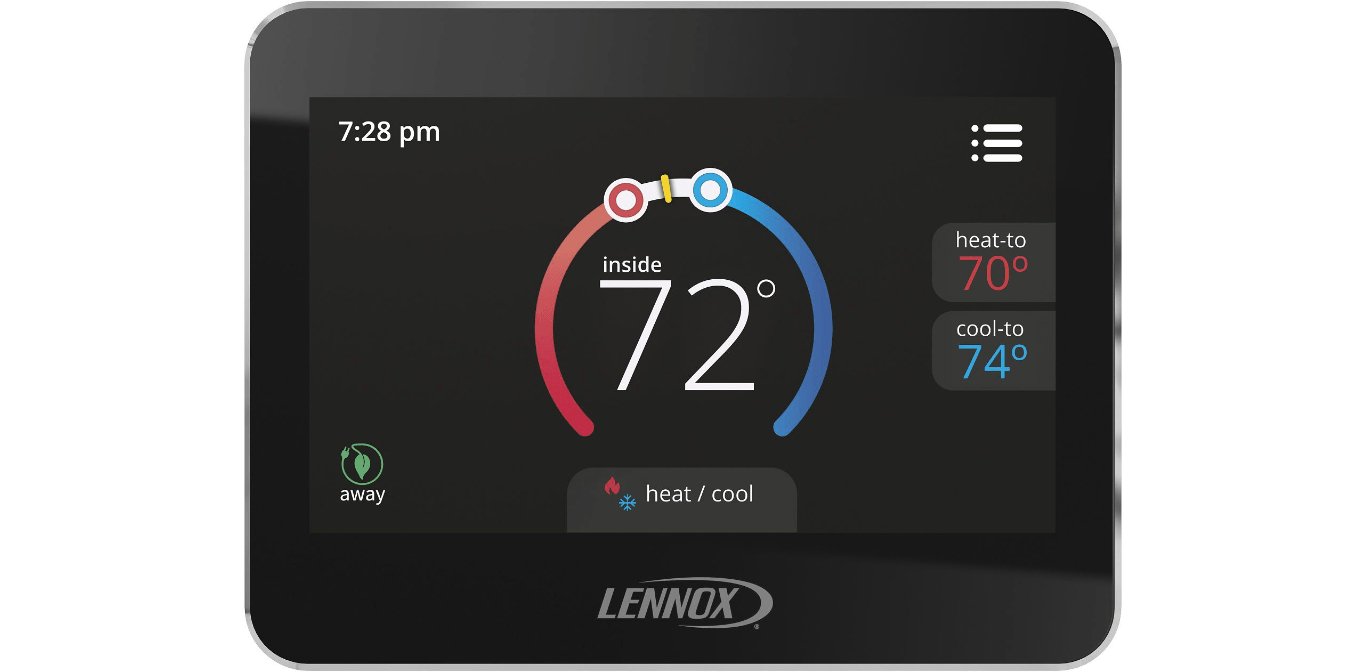 Lennox 13H14 CS7500 ComfortSense 7500 Universal Programmable Thermostat - 7-Day Scheduling, 4 Heat/2 Cool, Multi-Stage HVAC, Dual Fuel Compatible for Home & Office Energy Efficiency