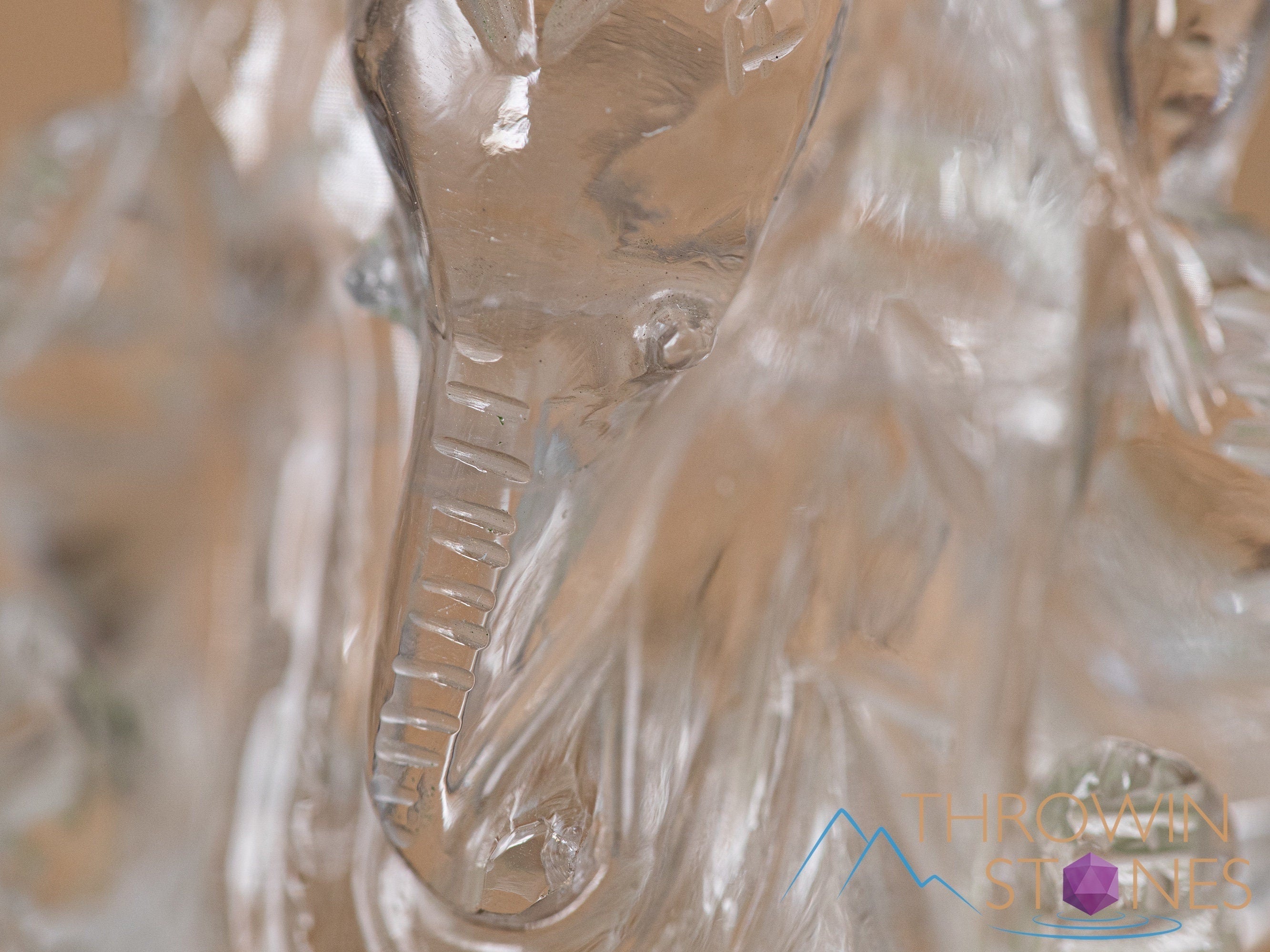 Himalayan Clear Quartz Ganesha Statue - Hand Carved Crystal Lord Ganesh Figurine for Home Decor, Spiritual Healing & Meditation | Perfect for Yoga Studios, Altars & Gift Giving