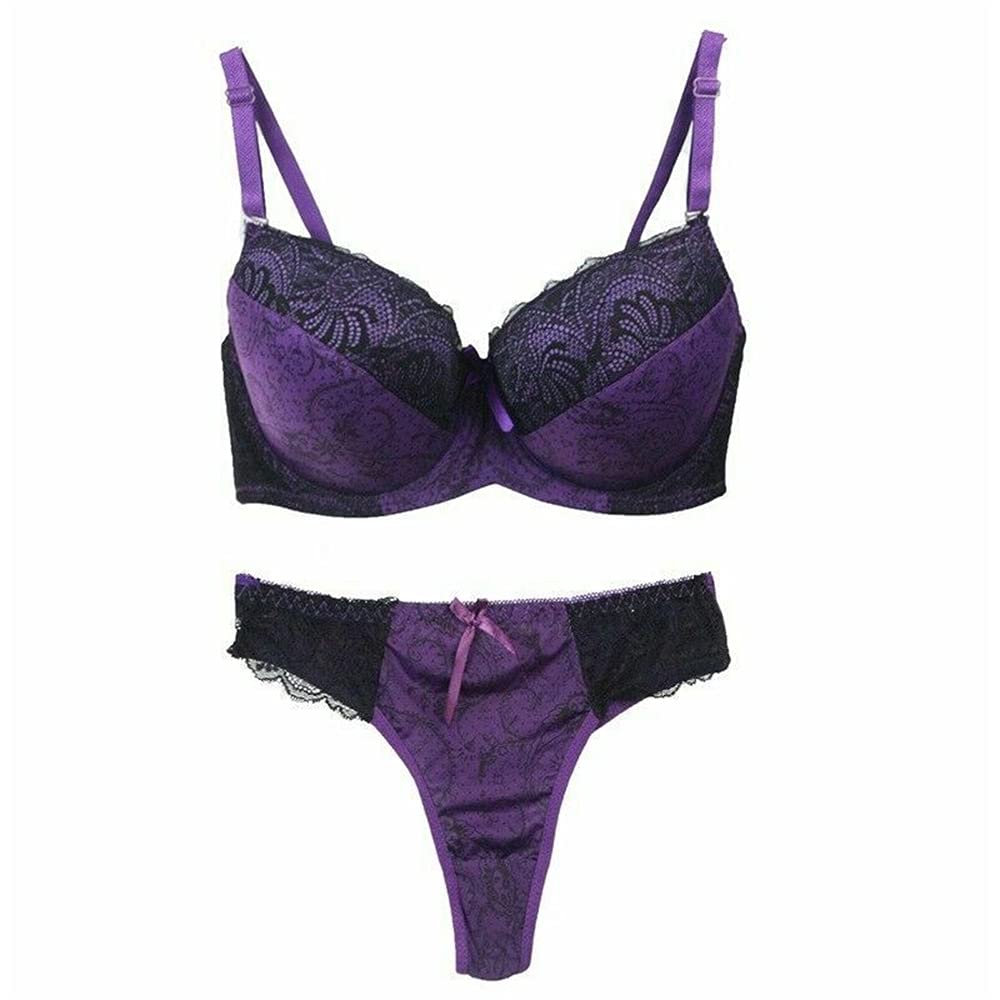 Women's Push Up Bra and Thong Set - Padded Lingerie Bralette & Panties for Comfort & Lift | Perfect for Date Night, Everyday Wear, and Special Occasions