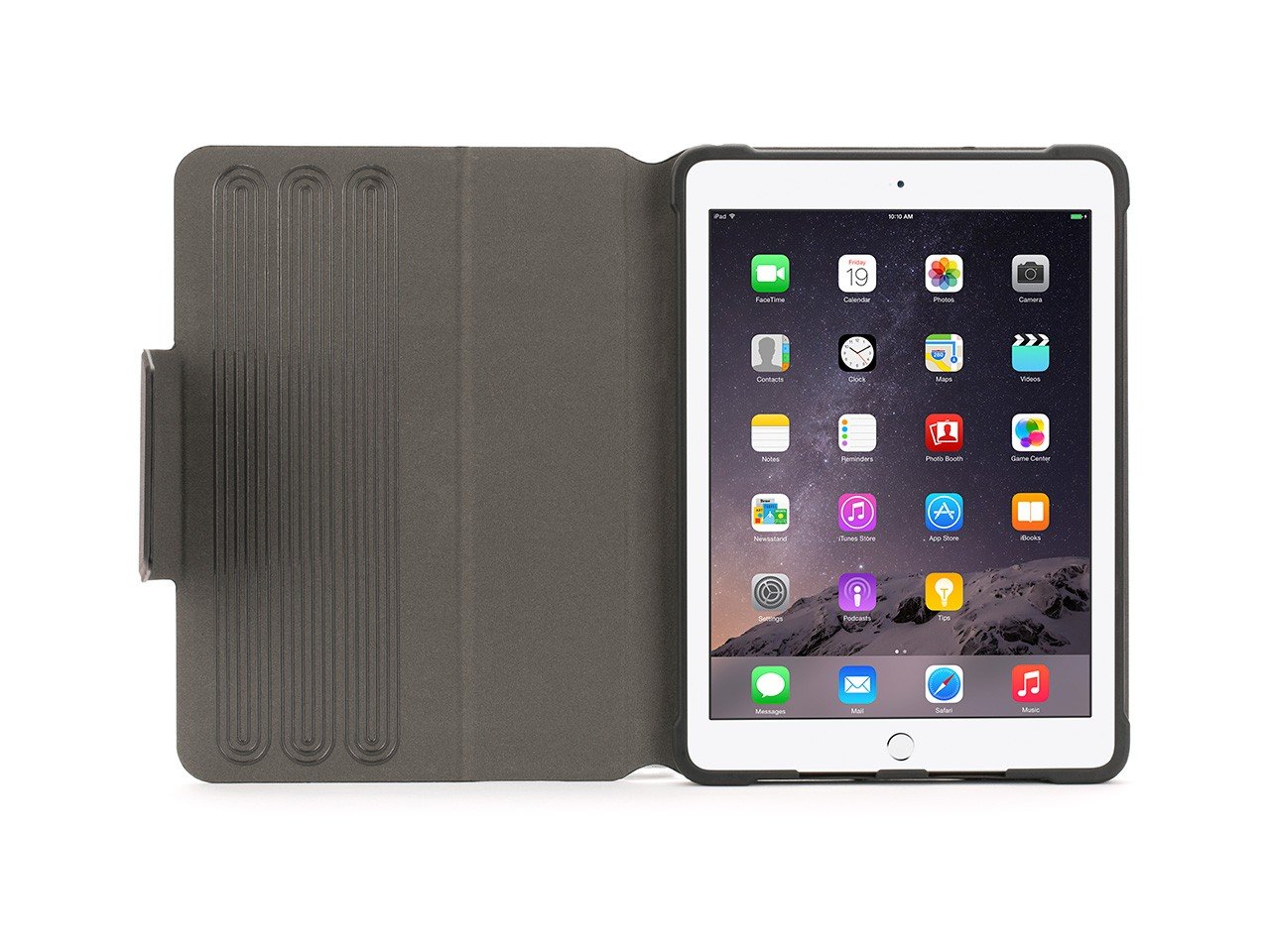 Griffin Technology TurnFolio Rotating Multi-Positional Case for iPad Air 2 - Black GB40185 | Protective Cover with 360° Rotation for Work, Study & Entertainment