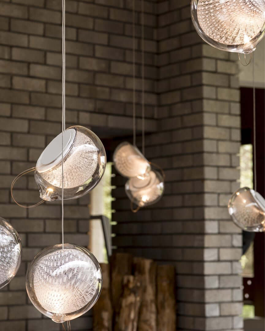 Modern Art Net Pendant Light - Handwoven Rattan Chandelier for Dining Room, Bedroom & Boho Home Decor | Perfect for Farmhouse, Living Room & Kitchen Lighting