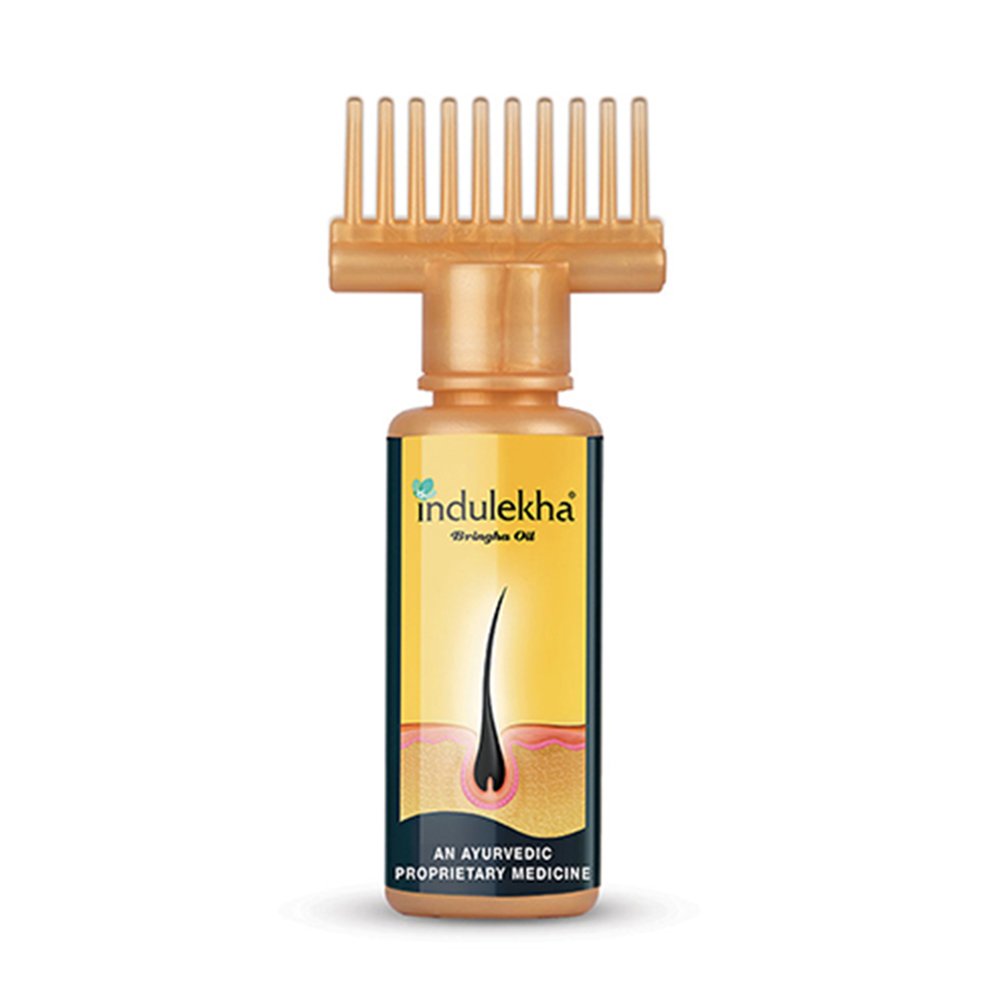 Indulekha Bhringa Hair Oil 100ml & Dove Hair Therapy Intense Repair Conditioner 175ml - Natural Hair Growth & Deep Repair for Dry Damaged Hair - Perfect for Daily Hair Care Routine & Scalp Treatment