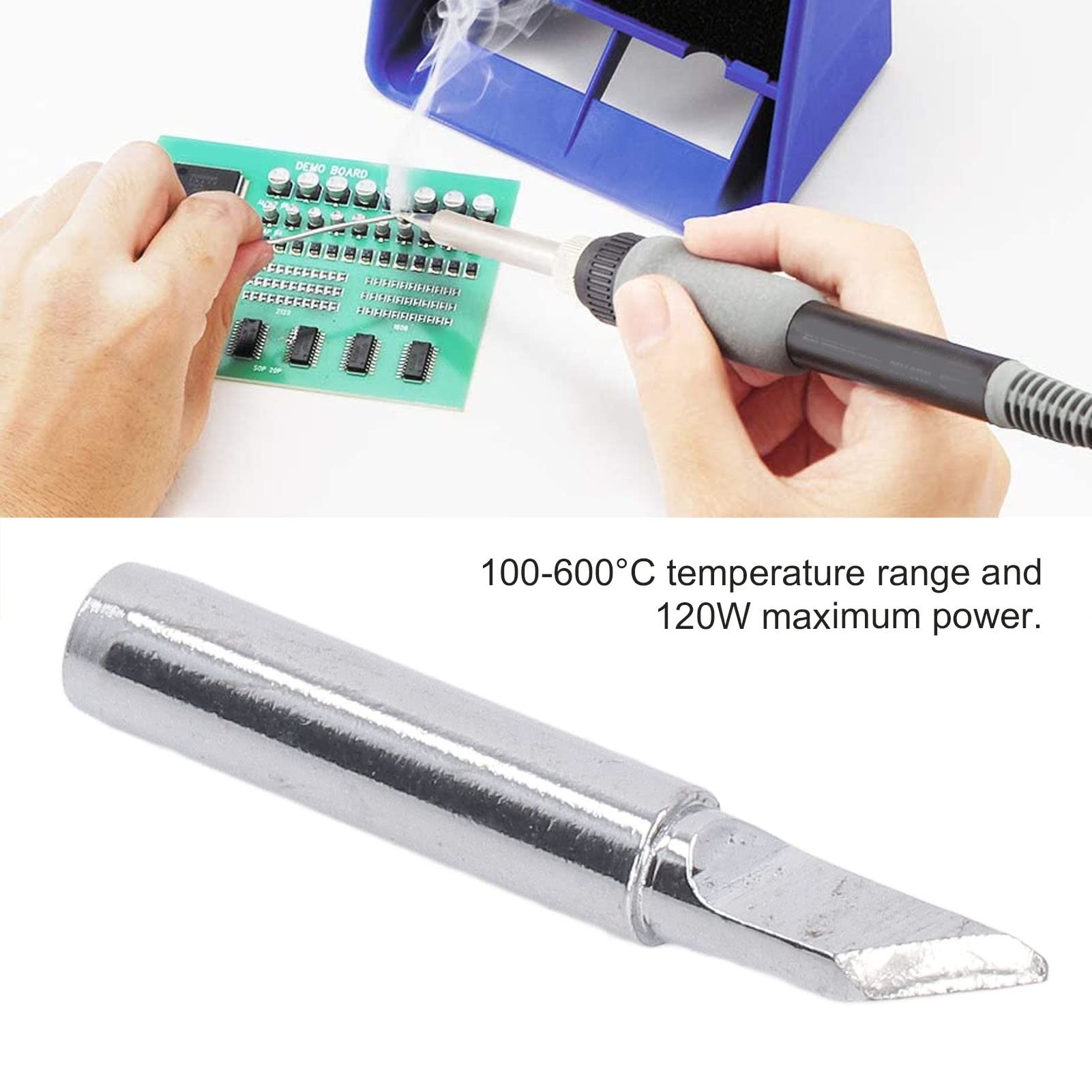 High-Quality Soldering Iron Tip with Multi-Galvanized Copper Layers - Durable & Efficient for Electronics Repair, DIY Projects, and Home Maintenance