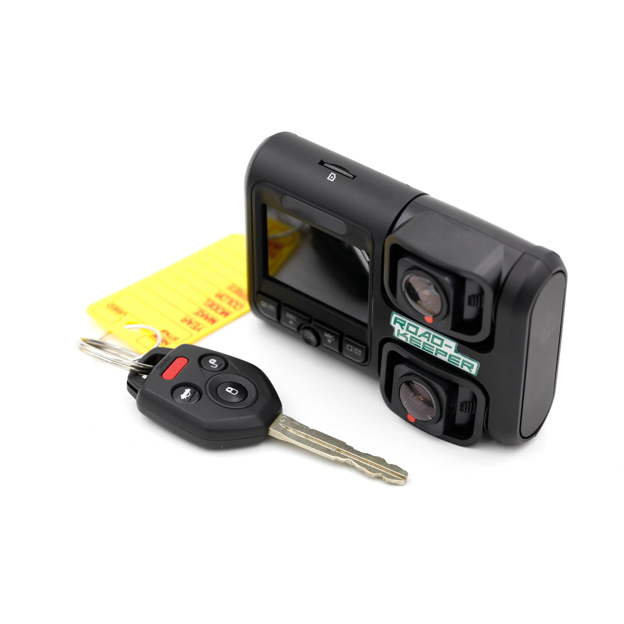 Road Keeper Dual HD Dash Cam with Night Vision - Front and Rear Car Camera, 1080P Video Recorder for Accident Evidence, Parking Monitor - Perfect for Uber, Lyft, Taxi Drivers and Daily Commuters