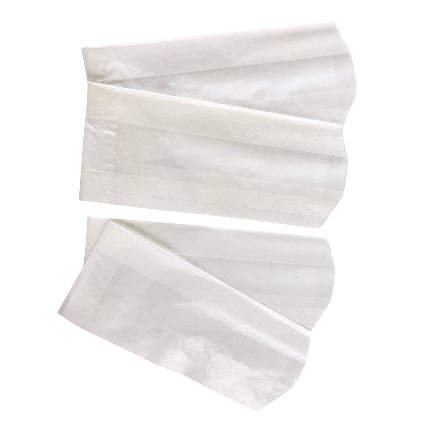 Small Glassine Wax Paper Bags - 1/4 lb Food Grade Grease Resistant White Paper Bags for Snacks, Candies & Crafts (100 Pack) | Perfect for Bakery Treats, Party Favors & DIY Projects