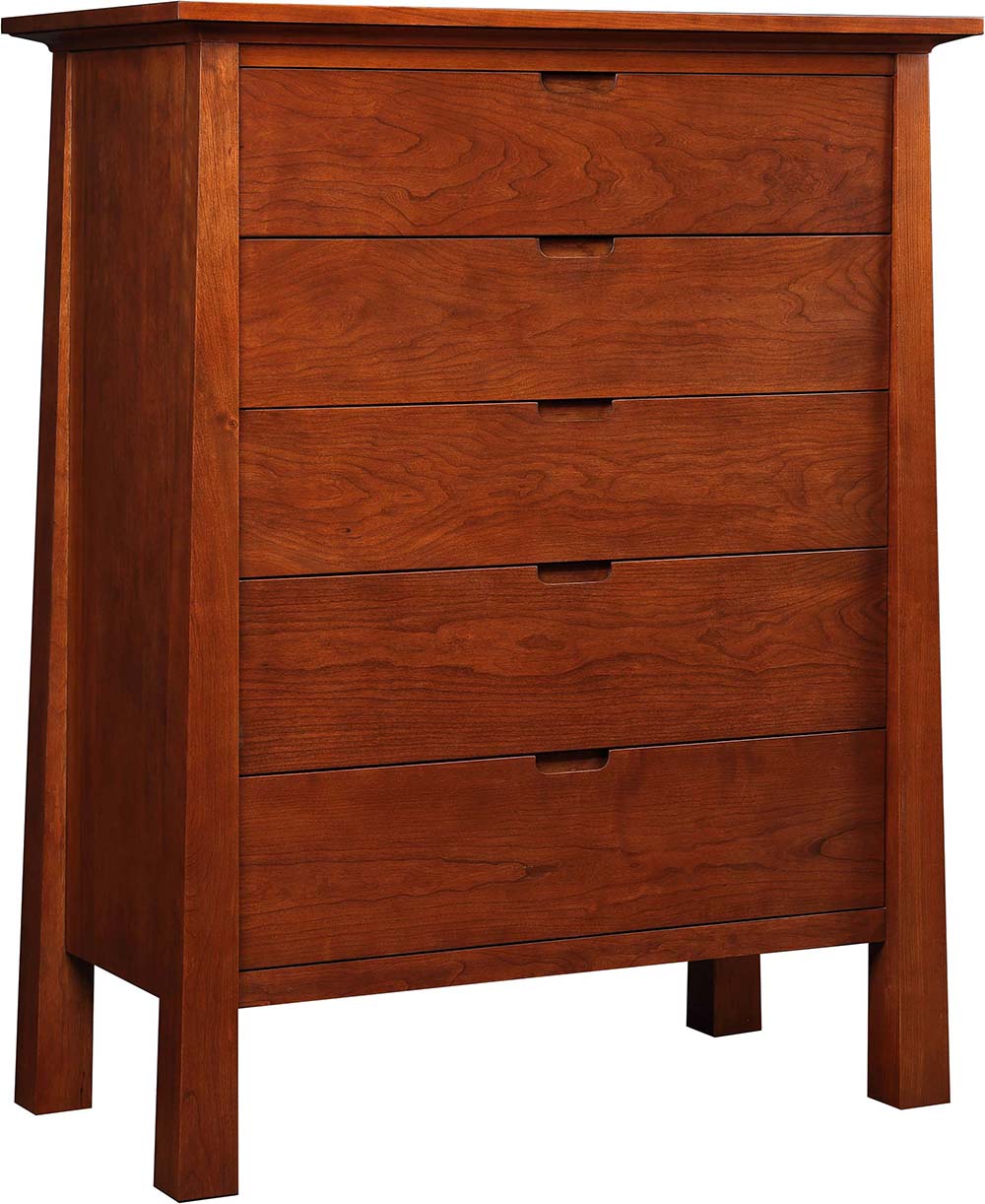 Park Slope Tall Chest - 6-Drawer Solid Wood Dresser for Bedroom, Living Room & Office Storage - Modern & Spacious Organizer for Clothes, Linens & Essentials