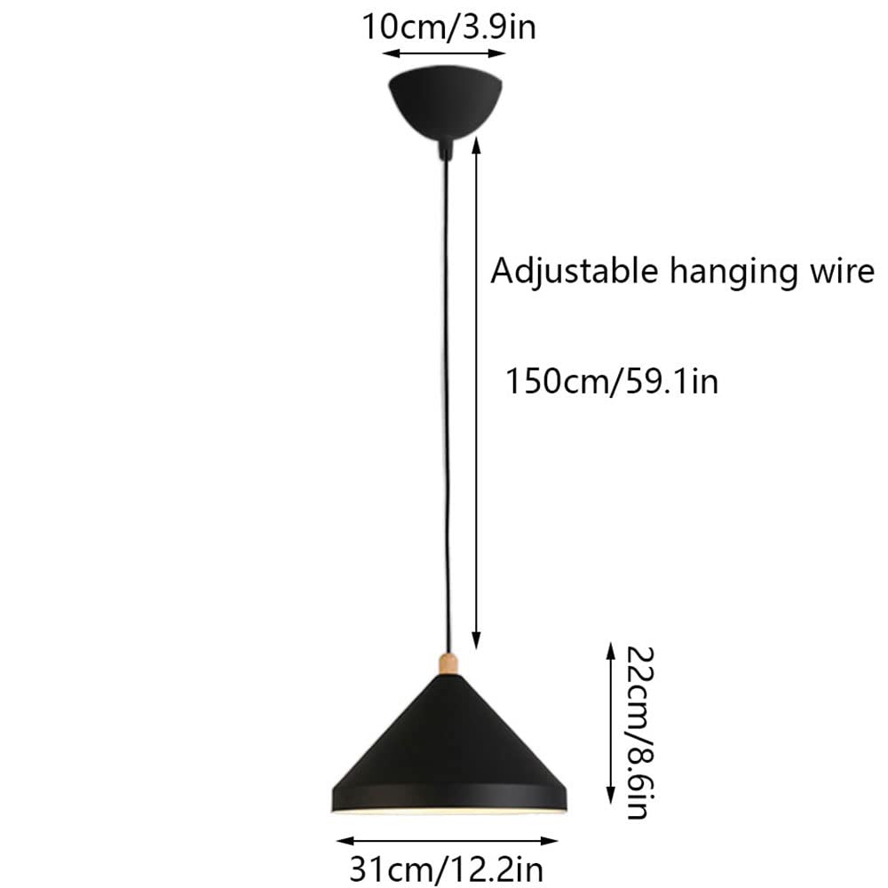 Nordic Outdoor Pendant Lights - Modern Minimalist Bedside Chandelier with E27 Base - Postmodern Hanging Lamp for Home, Kitchen & Patio Lighting - Perfect for Dining Rooms, Bedrooms and Outdoor Spaces
