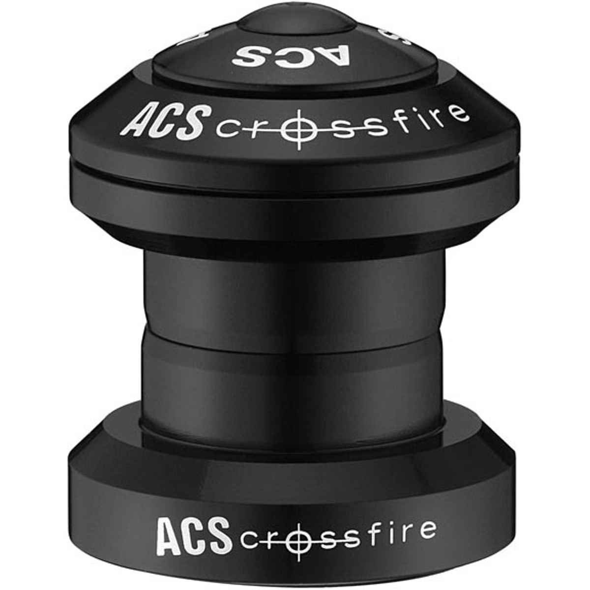 ACS Crossfire Headset EC34/28.6 | EC34/30 Black - 63826-1000 - Premium Motorcycle Communication System for Riders - Perfect for Long Distance Touring & Group Riding
