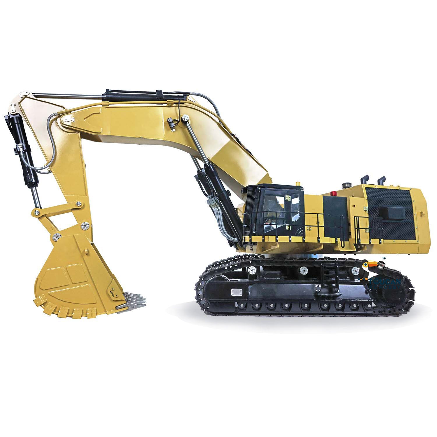 1/14 Scale 63KG 6015B Metal Hydraulic RC Excavator with LCD Display - 360° Rotation, Pre-Assembled Body - Perfect for Construction Simulation & Heavy Duty Play
