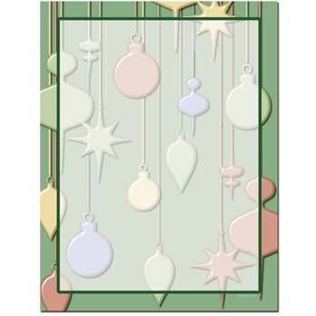 Laser & Inkjet Printer Paper - 25 Pack Hanging Ornaments Letterhead for Holiday Decorations, DIY Crafts, and Office Use