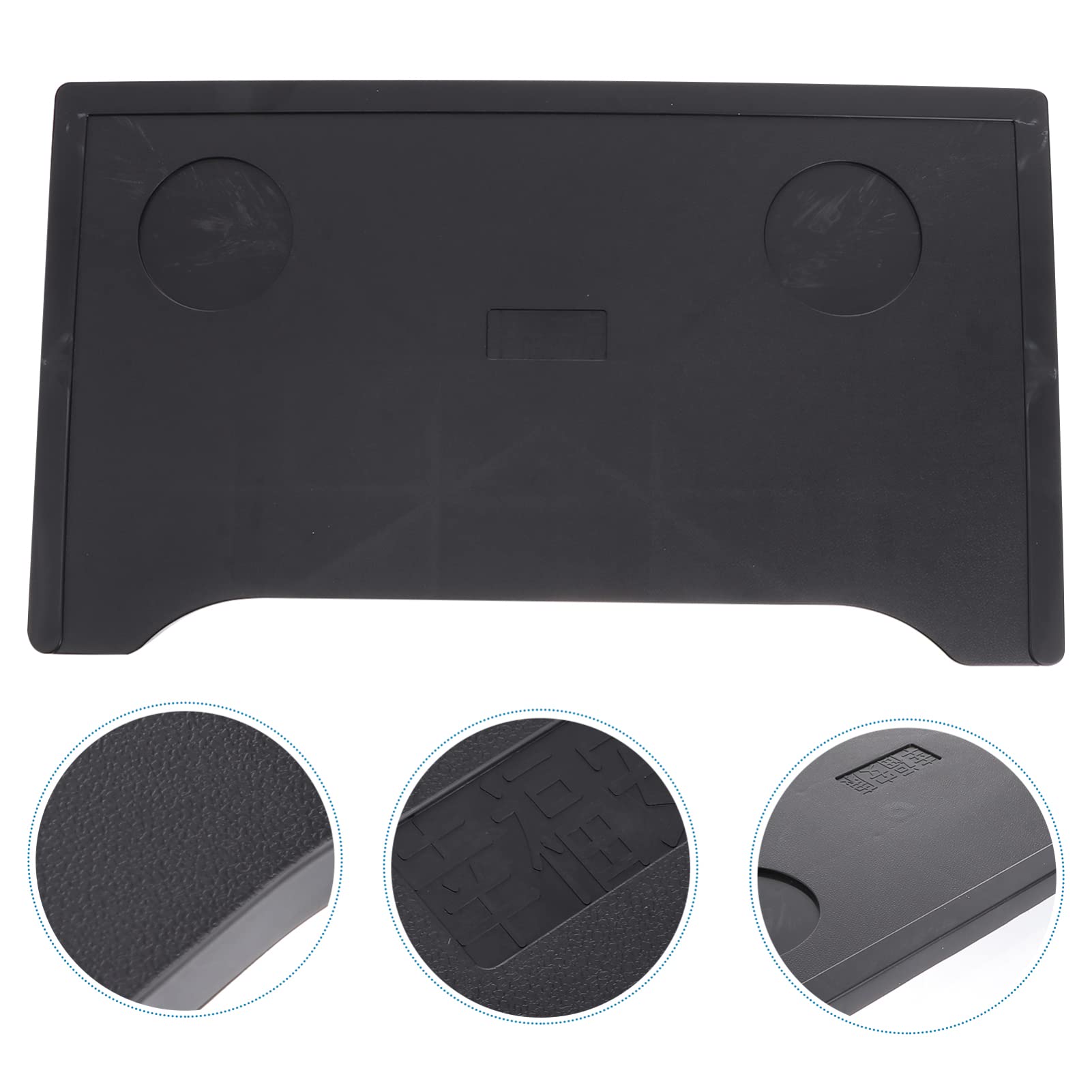 Detachable Wheelchair Tray with Cup Holder - Adjustable Dining Table for Seniors & Elderly - Walker Accessory for Meals, Reading & Daily Activities