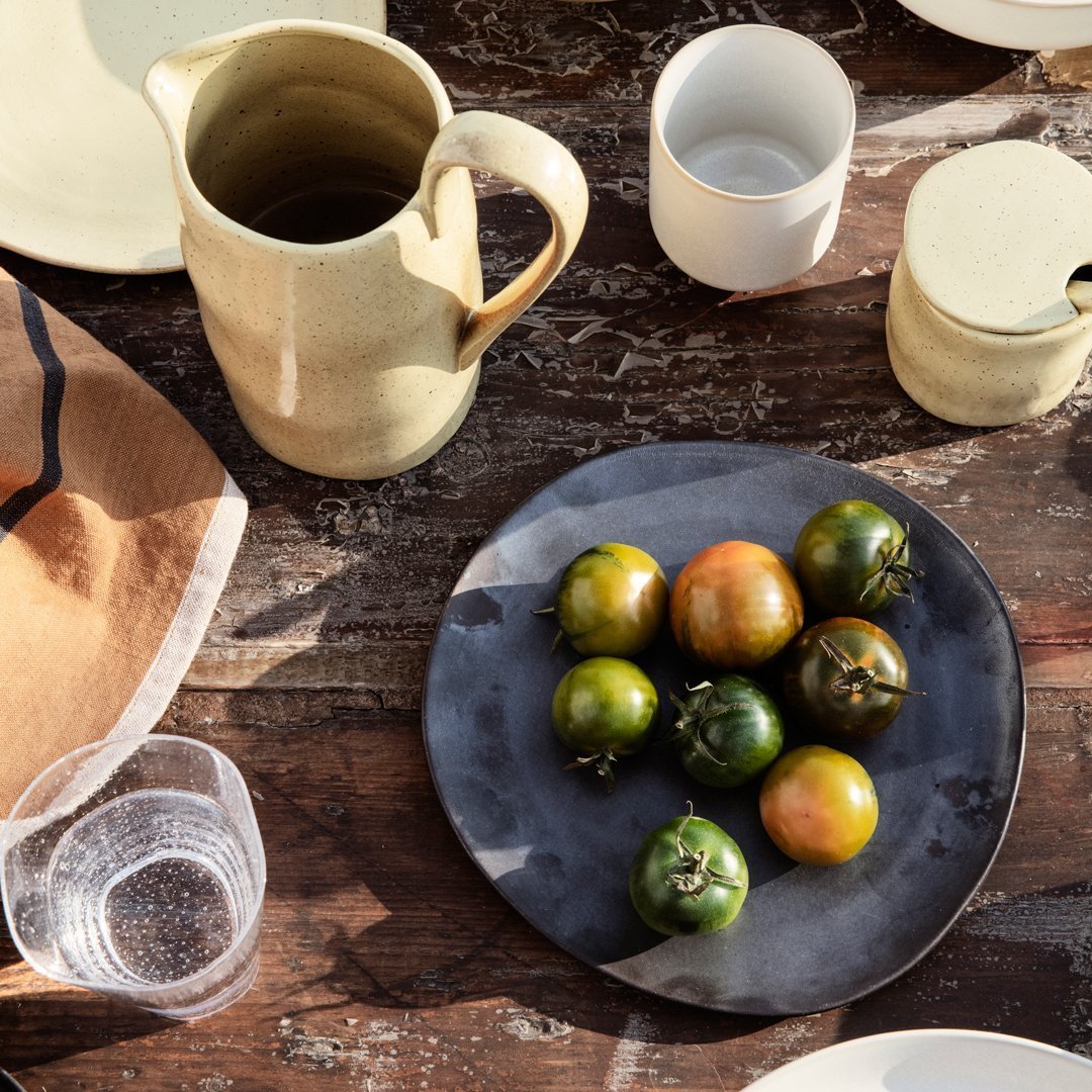 Ferm Living Flow Plate - Minimalist Ceramic Dinner Plate Set for Modern Dining | Perfect for Restaurants, Home Decor & Stylish Table Settings