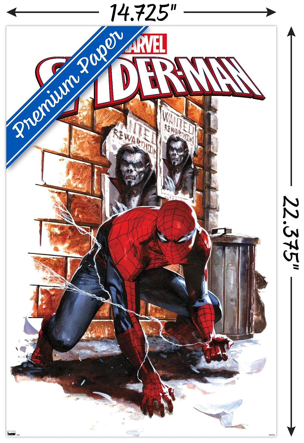 Marvel Comics Morbius vs Friendly Neighborhood Spider-Man #1 Premium Wall Poster - 22.4