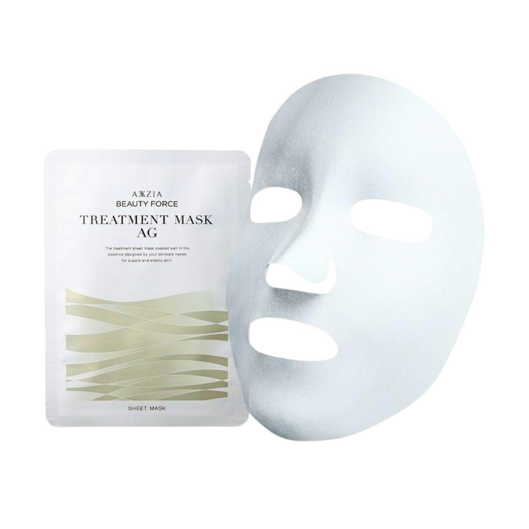 Axxzia Beauty Force Anti Aging Treatment Face Mask - 7 Sheets for Hydration & Wrinkle Reduction - Perfect for Night Skincare Routine & Spa Days