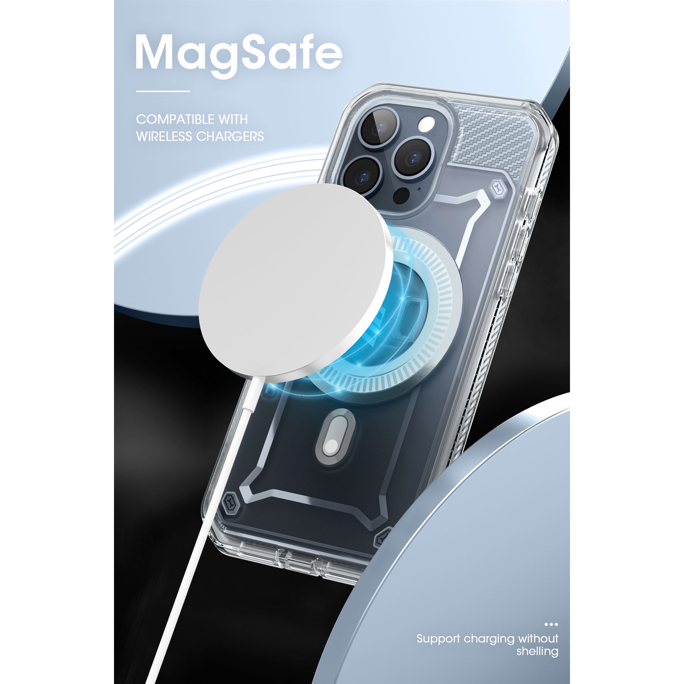 iPhone 15 Pro Max 6.7 Inch Unicorn Beetle PRO MAG Rugged MagSafe Case - Clear Protective Cover with Military-Grade Drop Protection | Perfect for Outdoor Adventures, Travel & Daily Use
