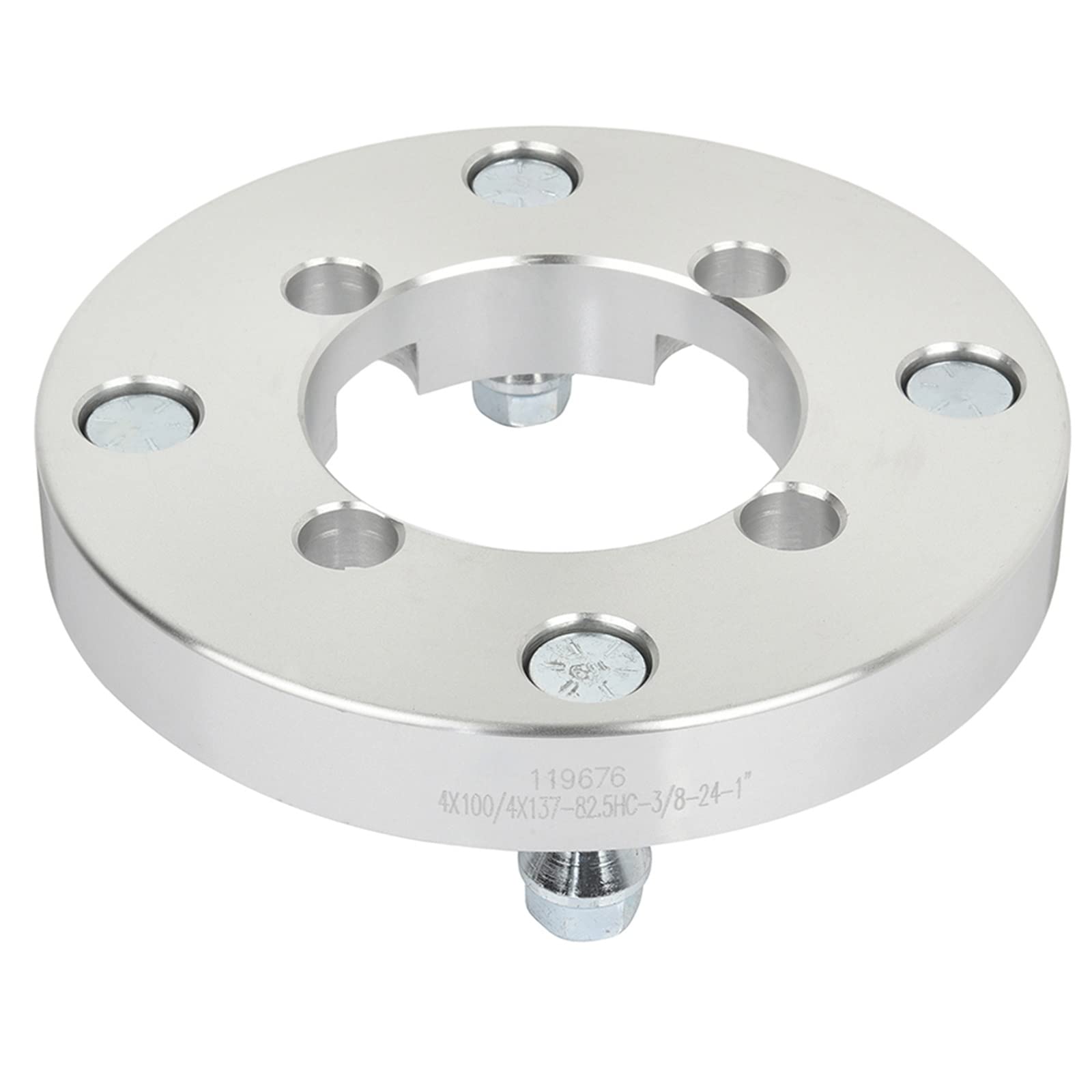 4PCS 4x100 to 4x137 Wheel Spacers Adapter - 1 Inch Thread Size 3/8
