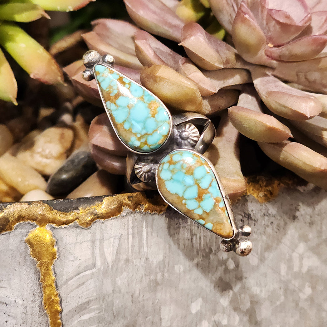 Shakey Double Stone Earrings - Elegant Dangle Jewelry for Women | Perfect for Parties, Weddings & Special Occasions