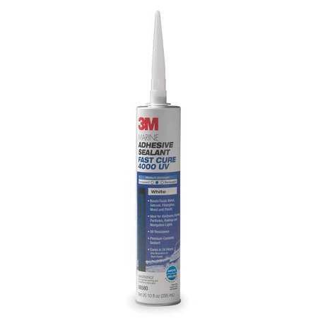 3M FC4000 UV Marine Adhesive & Sealant - 10 oz Cartridge - Waterproof Boat & Marine Sealant for Fiberglass, Wood & Metal - Perfect for Boat Repairs, Deck Sealing & Underwater Applications
