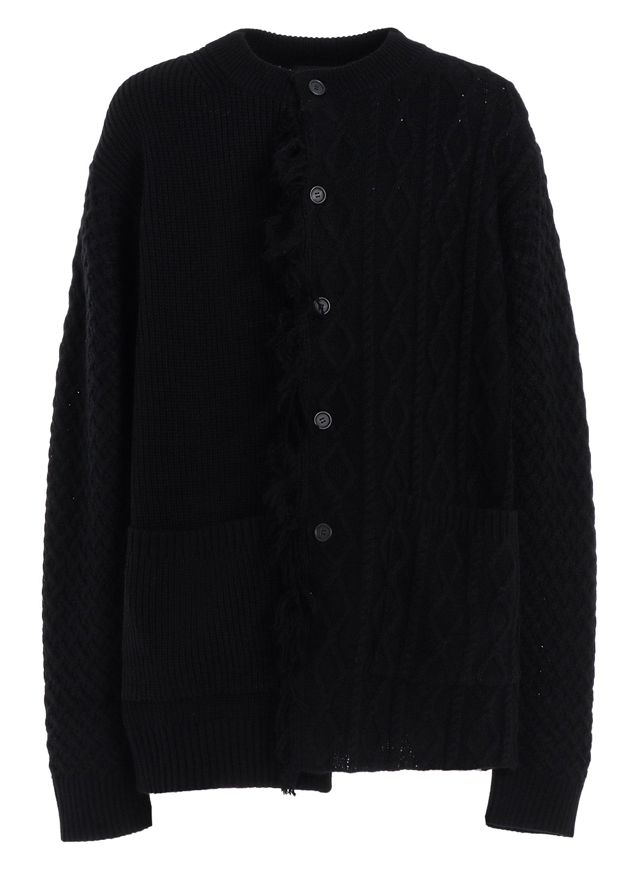 Corpilon Bulky Wool Fringe Cardigan - Cozy Oversized Knit Sweater for Women | Perfect for Fall & Winter Layering, Casual Outfits, and Office Wear