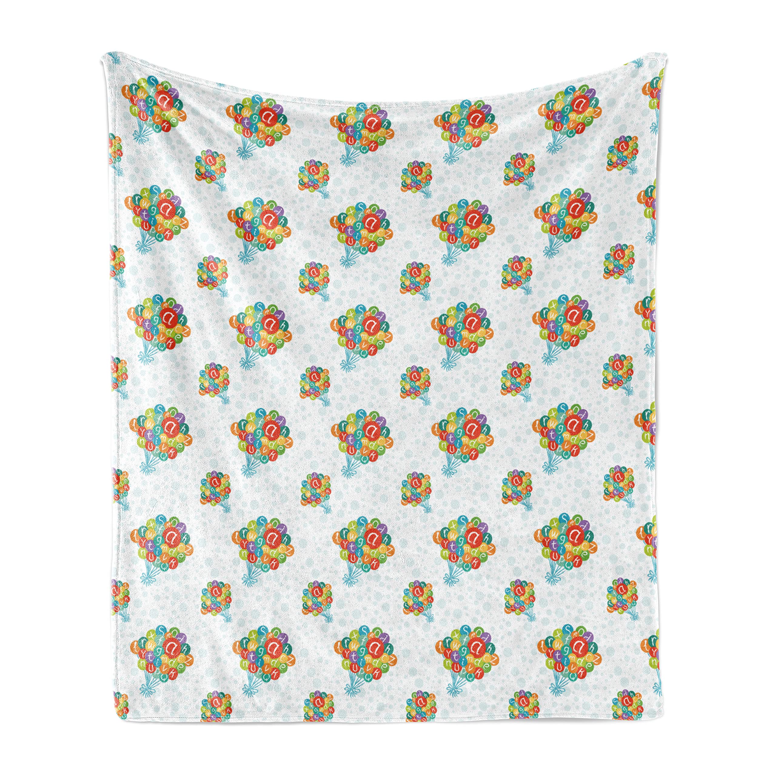 Ambesonne Alphabet Throw Blanket - 60