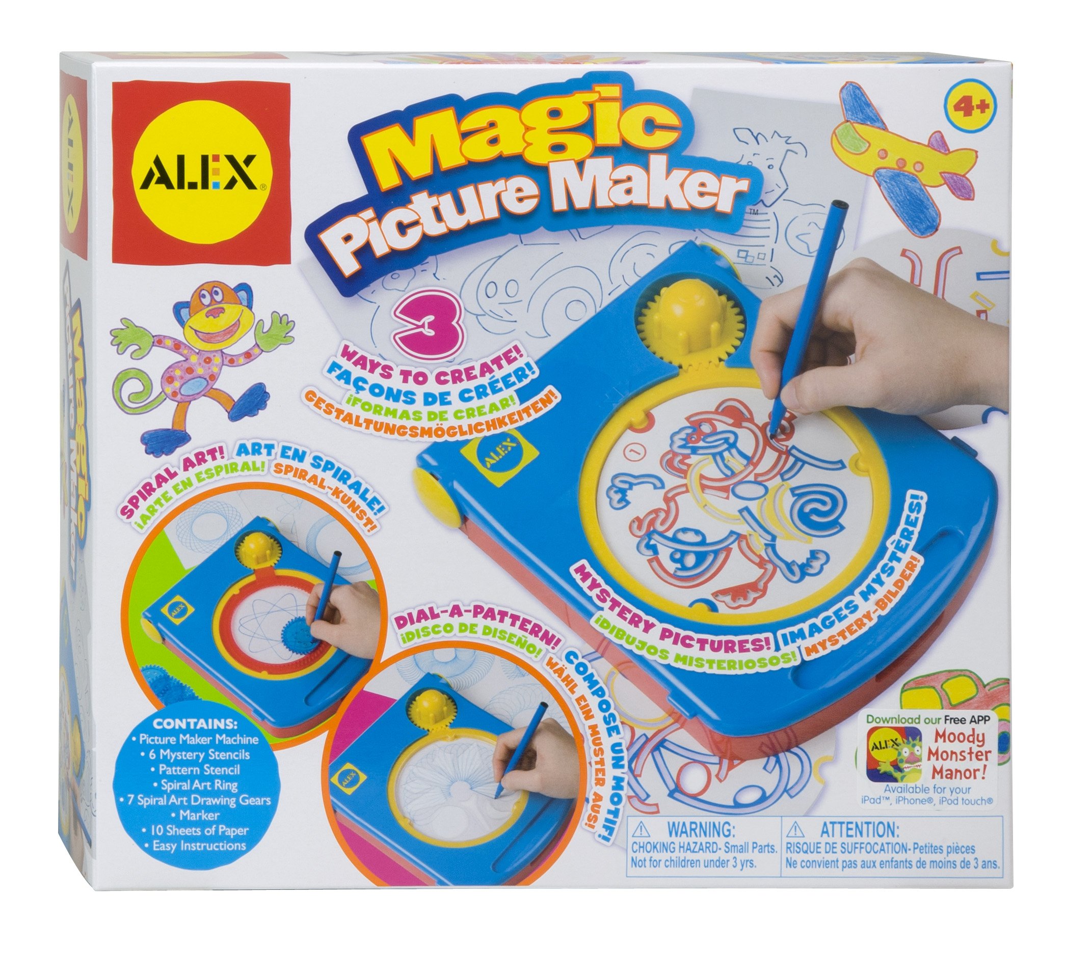ALEX Toys Artist Studio Magic Picture Maker - DIY Art Kit for Kids, Creative Drawing & Coloring Set - Perfect for Birthday Gifts, Classroom Activities & Family Craft Time