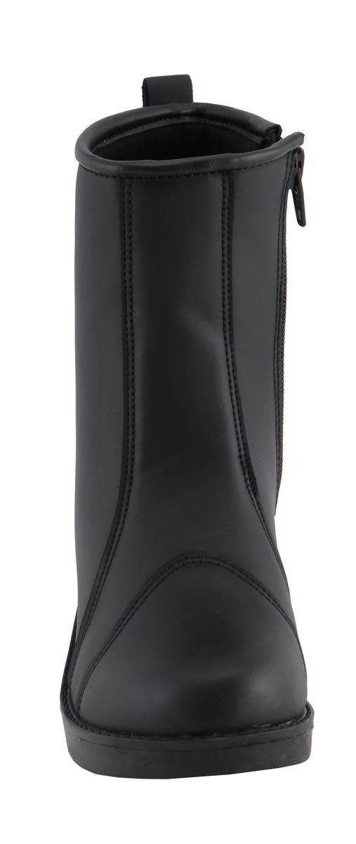 Milwaukee Leather MBL9485 Women's Premium Black Leather Motorcycle Boots - Waterproof Riding Boots with Toe Cap for Safety & Style - Size 8.5 - Perfect for Harley, Cruiser & Street Bike Riders