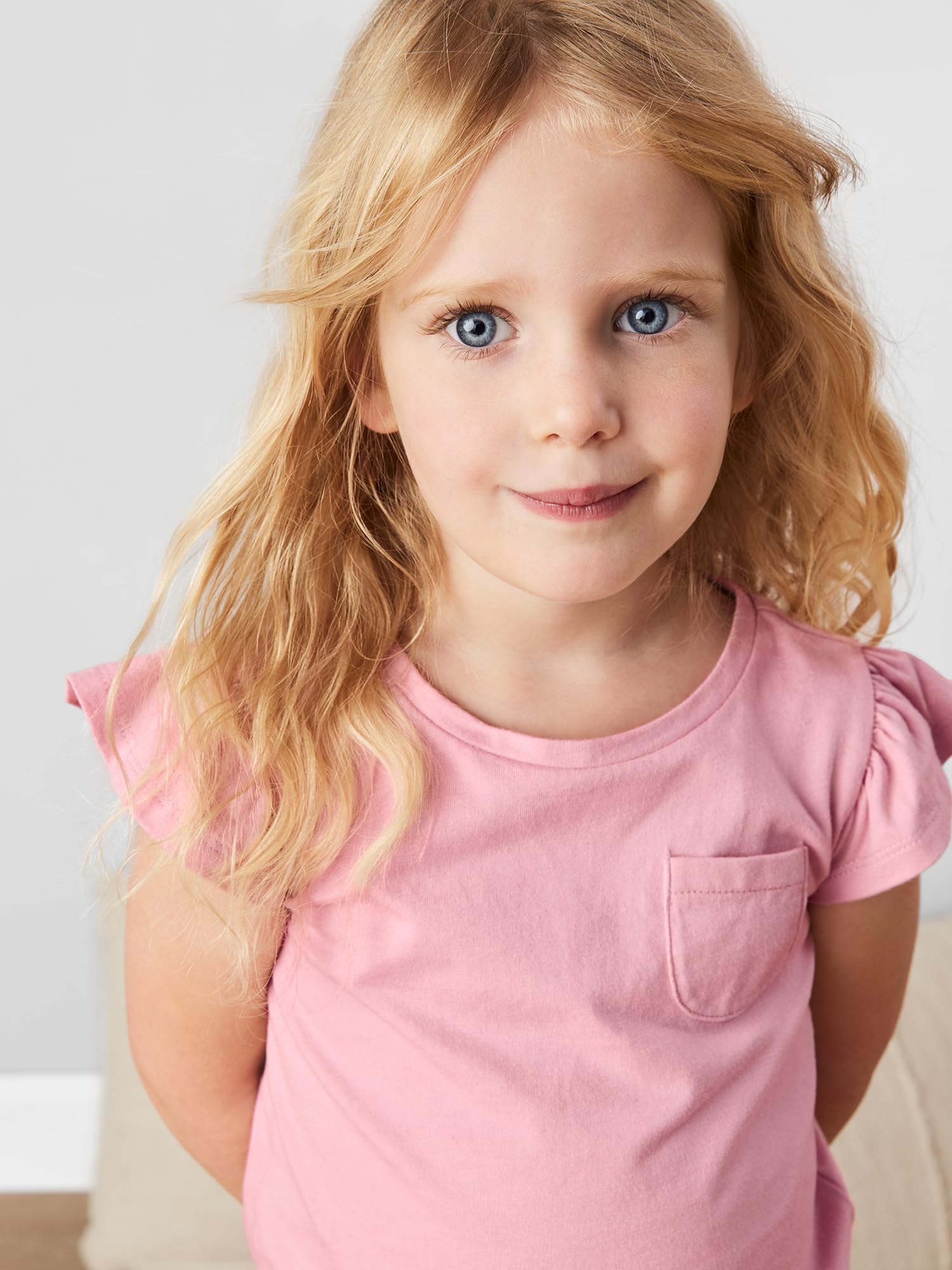 Simple Joys by Carter's Girls' Short-Sleeve Shirts & Tops - 3 Pack | Soft Cotton Casual Tees for Toddlers & Kids | Perfect for Playdates, School & Everyday Wear