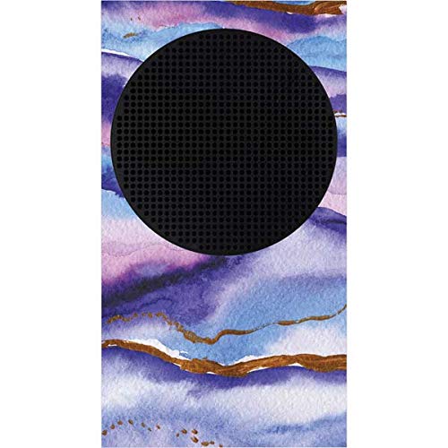 Blue Violet Watercolor Geode Gaming Skin Decal for Xbox Series S Console | Protective Vinyl Cover | Perfect for Gamers & Home Entertainment Setup