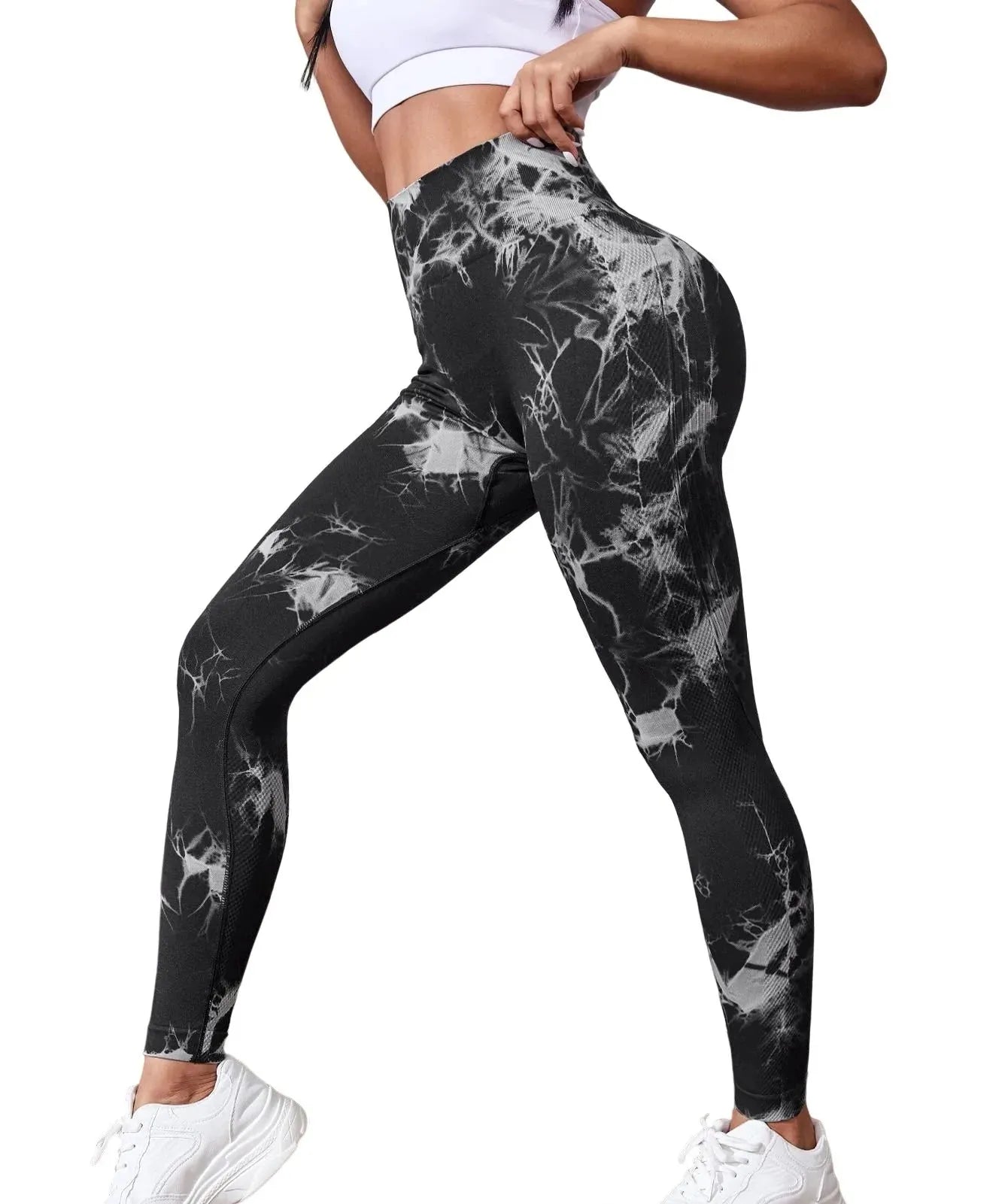 2023 Seamless Tie Dye Leggings for Women - Sexy High Waist Yoga Pants, Gym Workout Leggings with Push Up Effect | Perfect for Fitness, Running & Lounge Wear