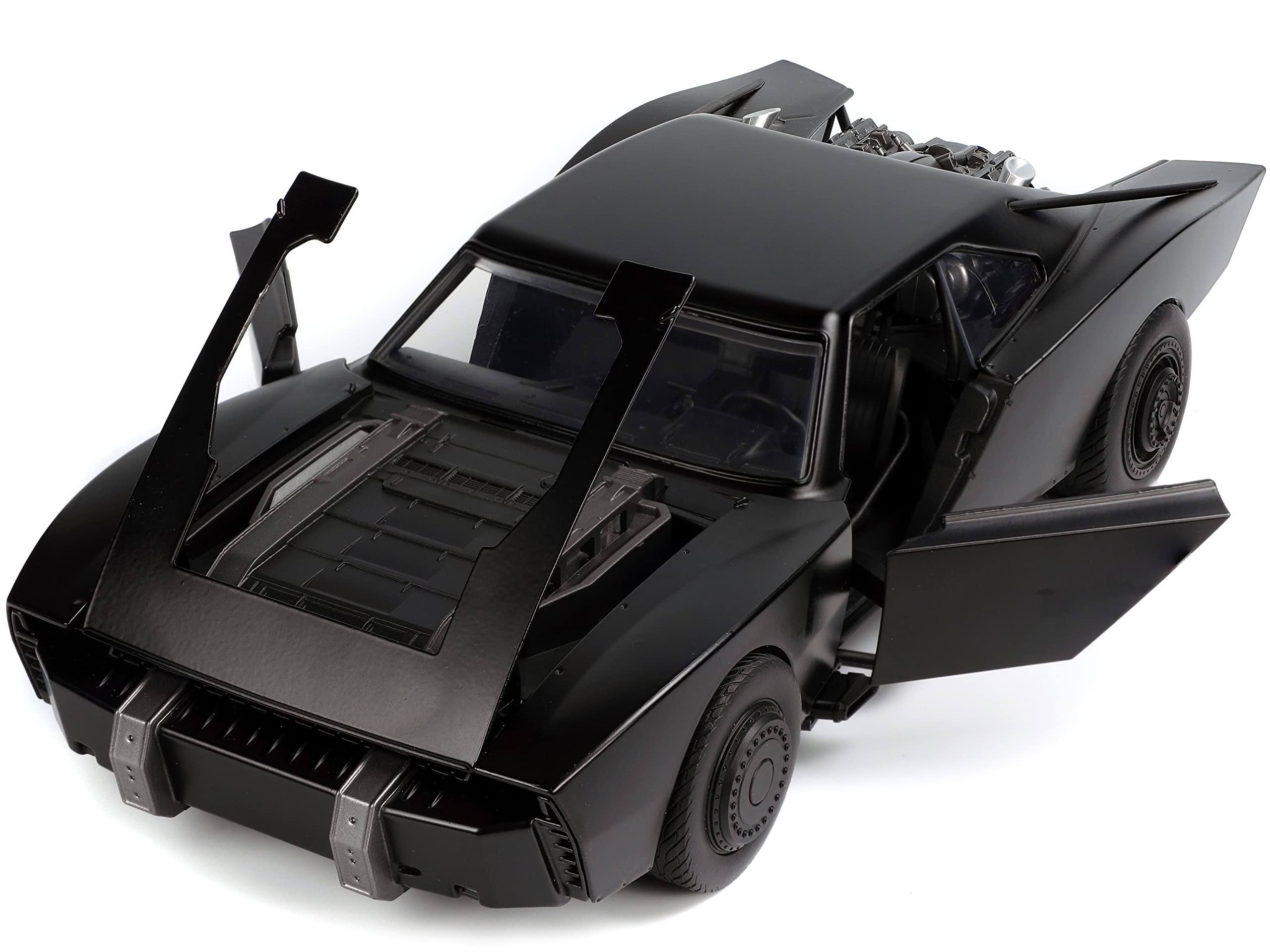 Jada Toys DC Comics The Batman 1:18 Scale Die-Cast Batmobile with LED Lights & 3.75