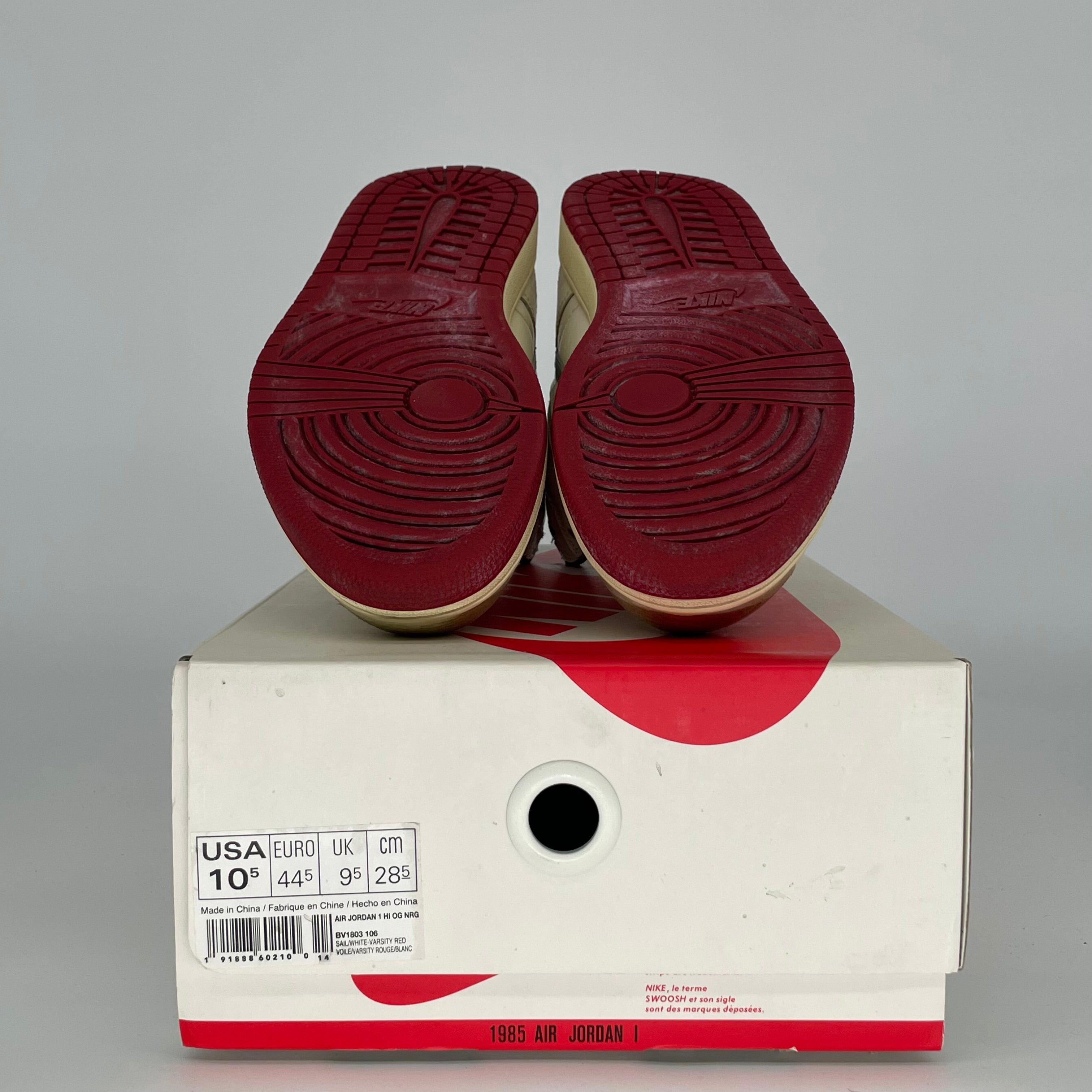 Nike Air Jordan 1 Nigel Sylvester Men's Basketball Shoes Size 10.5 - BV1803-106 | Retro High-Top Sneakers for Streetwear & Casual Fashion