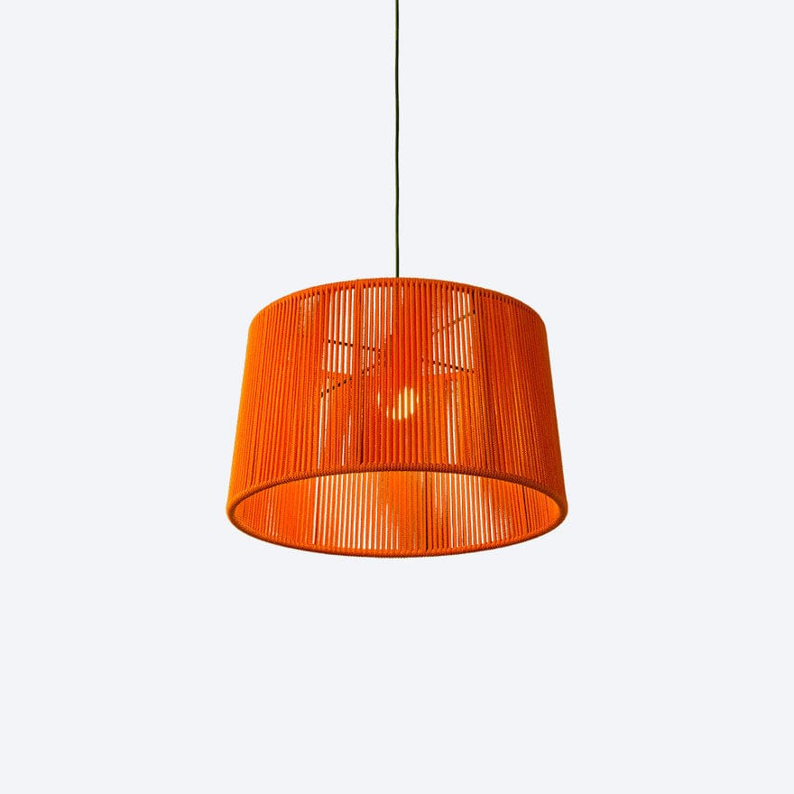 Waterproof IP66 Drum Pendant Light - Modern Ceiling Fixture Made in Spain - Perfect for Outdoor, Patio, and Industrial Spaces