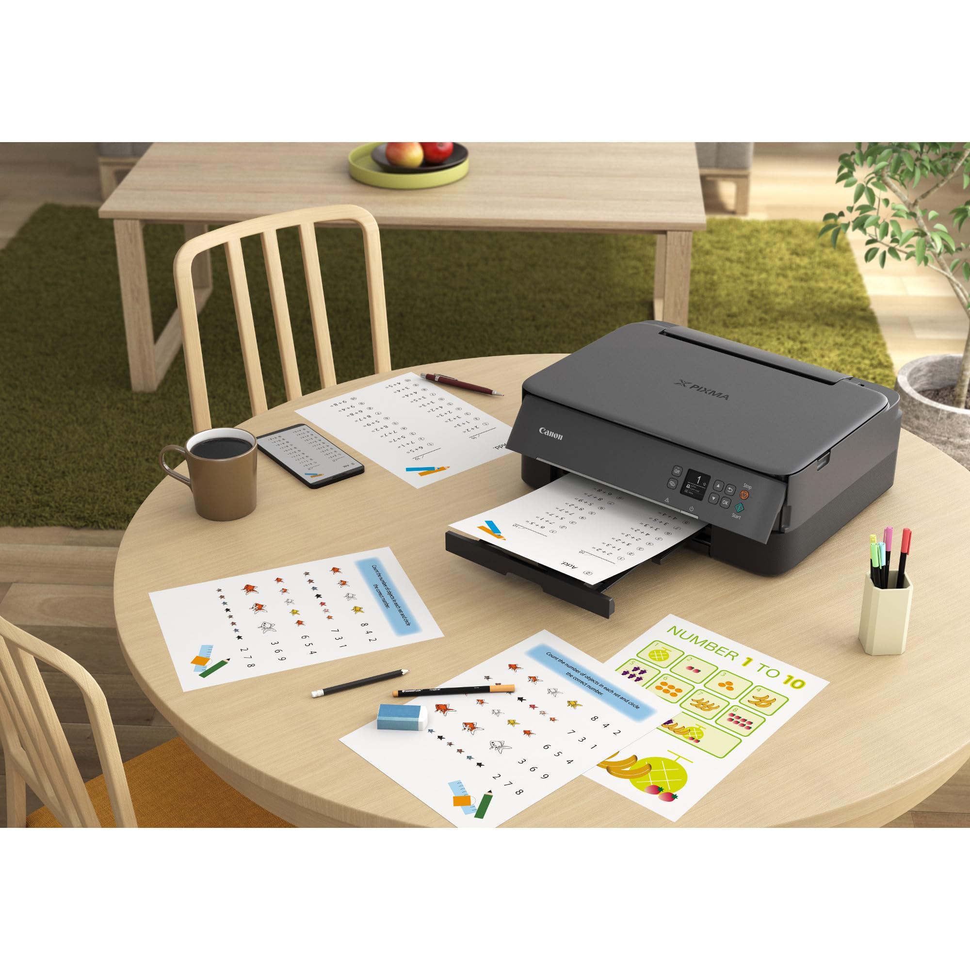 Canon TS6420 Wireless All-in-One Printer with Scanner, Copier & Fax - High-Quality Printing for Home & Office Use