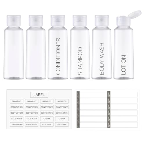 clear bottles+clear caps