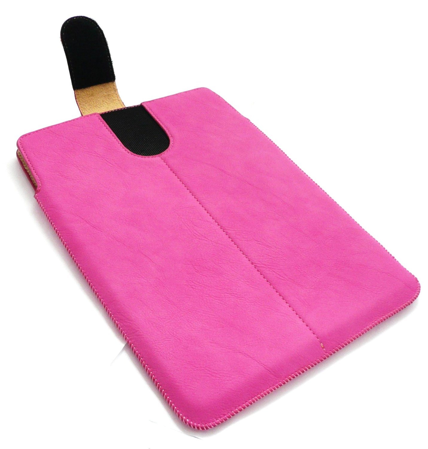 Emartbuy® Stylus Pen with PU Leather Case - Compatible with Odys Iron 9.7 Inch Tablet | Includes Pull Tab Pouch & Hot Pink Stylus | Perfect for Drawing, Note-Taking & Business Presentations