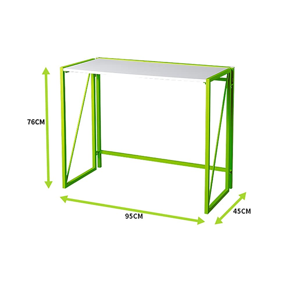 Portable Folding Desk - No Assembly Workstation for Home Office, Study & Writing | Compact Computer Desk for Small Spaces | Perfect for Dorm Rooms, Apartments & Workspaces
