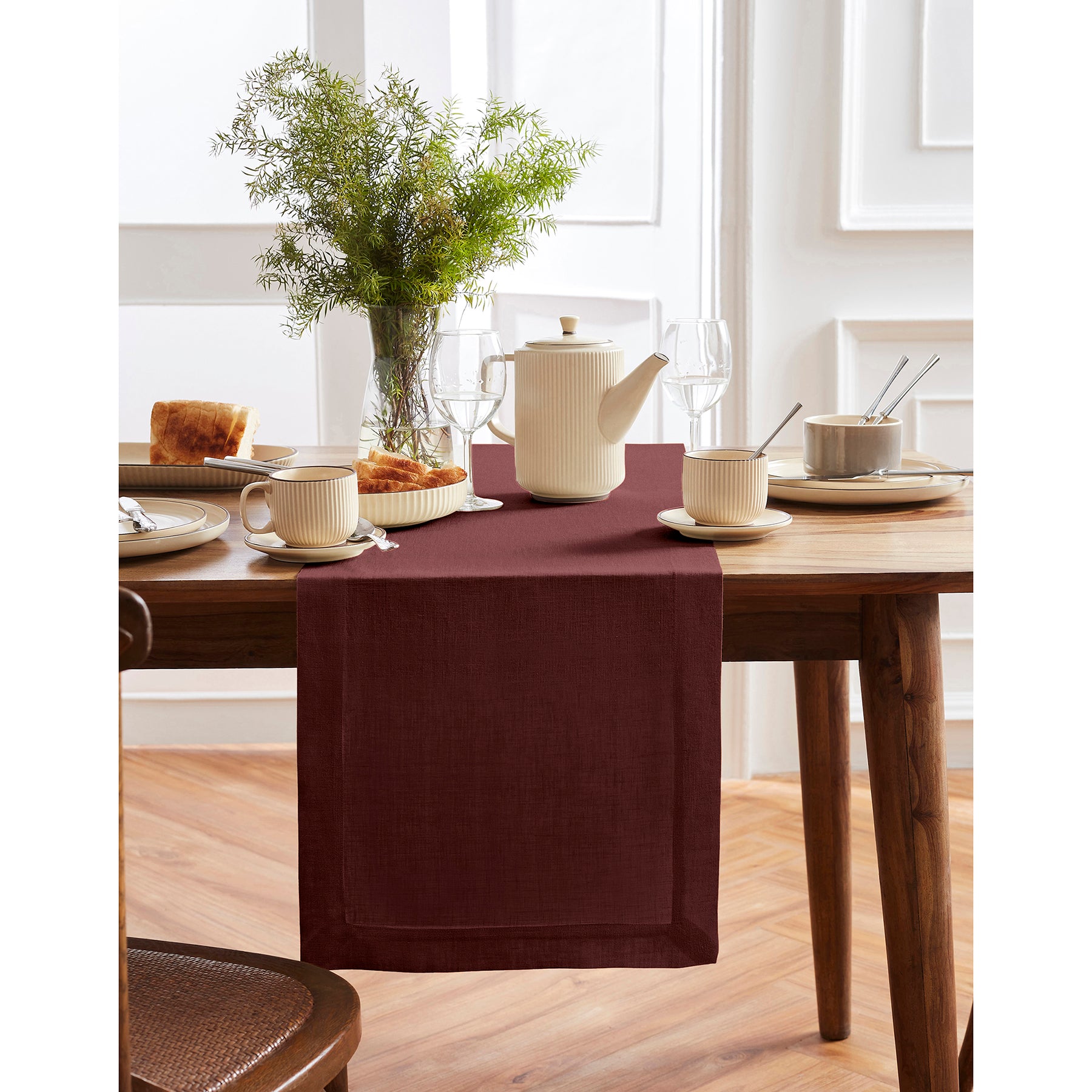 Sonoma Table Runner - Elegant Dining Decor for Thanksgiving & Christmas | Perfect for Holiday Tablescapes & Home Decor
