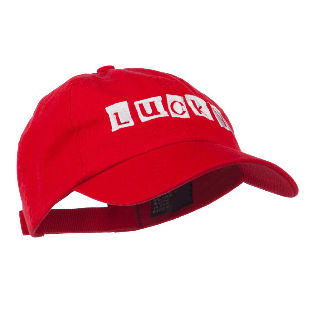 Lucky Embroidered Baseball Cap for Men & Women - Stylish Adjustable Dad Hat - Perfect for Outdoor Sports, Casual Wear & Gifts